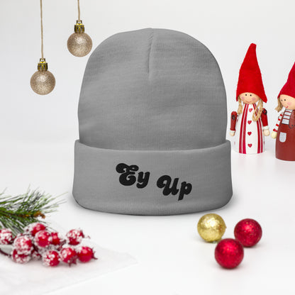 Ey Up Embroidered Beanie