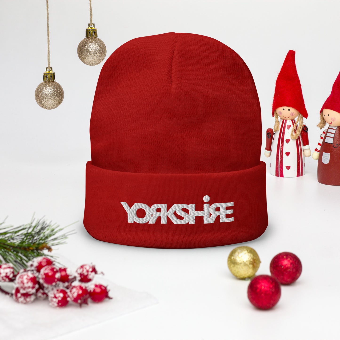 Yorkshire Embroidered Beanie