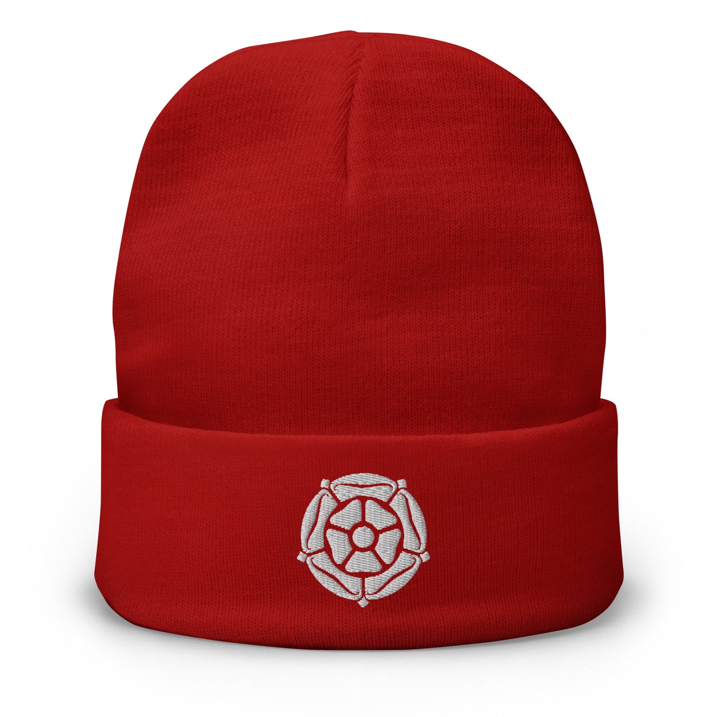 Rose Embroidered Beanie