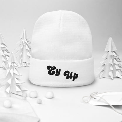 Ey Up Embroidered Beanie