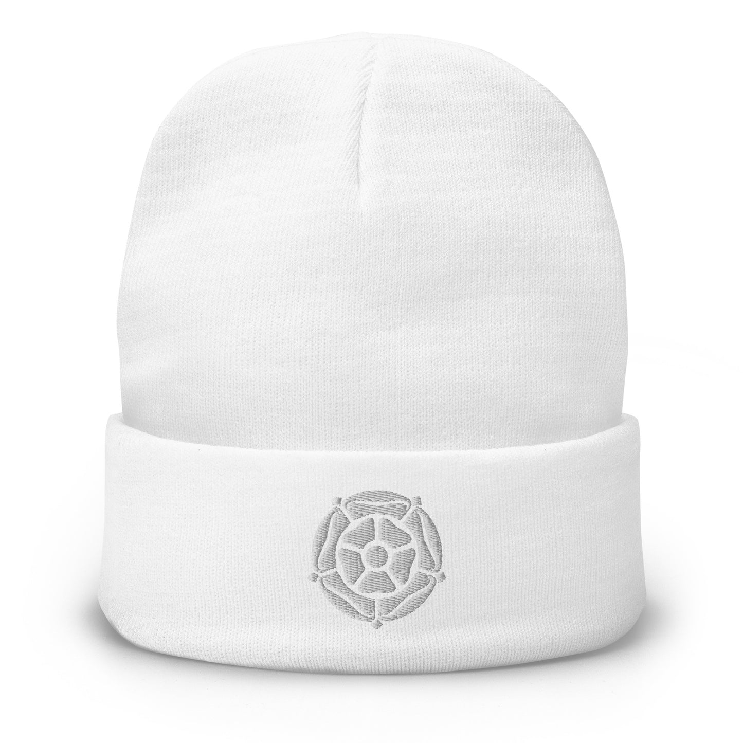 Rose Embroidered Beanie