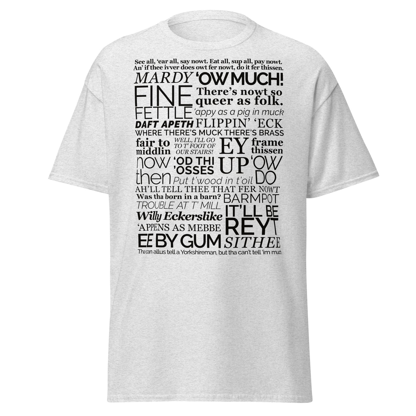 Yorkshire Sayings T-Shirt