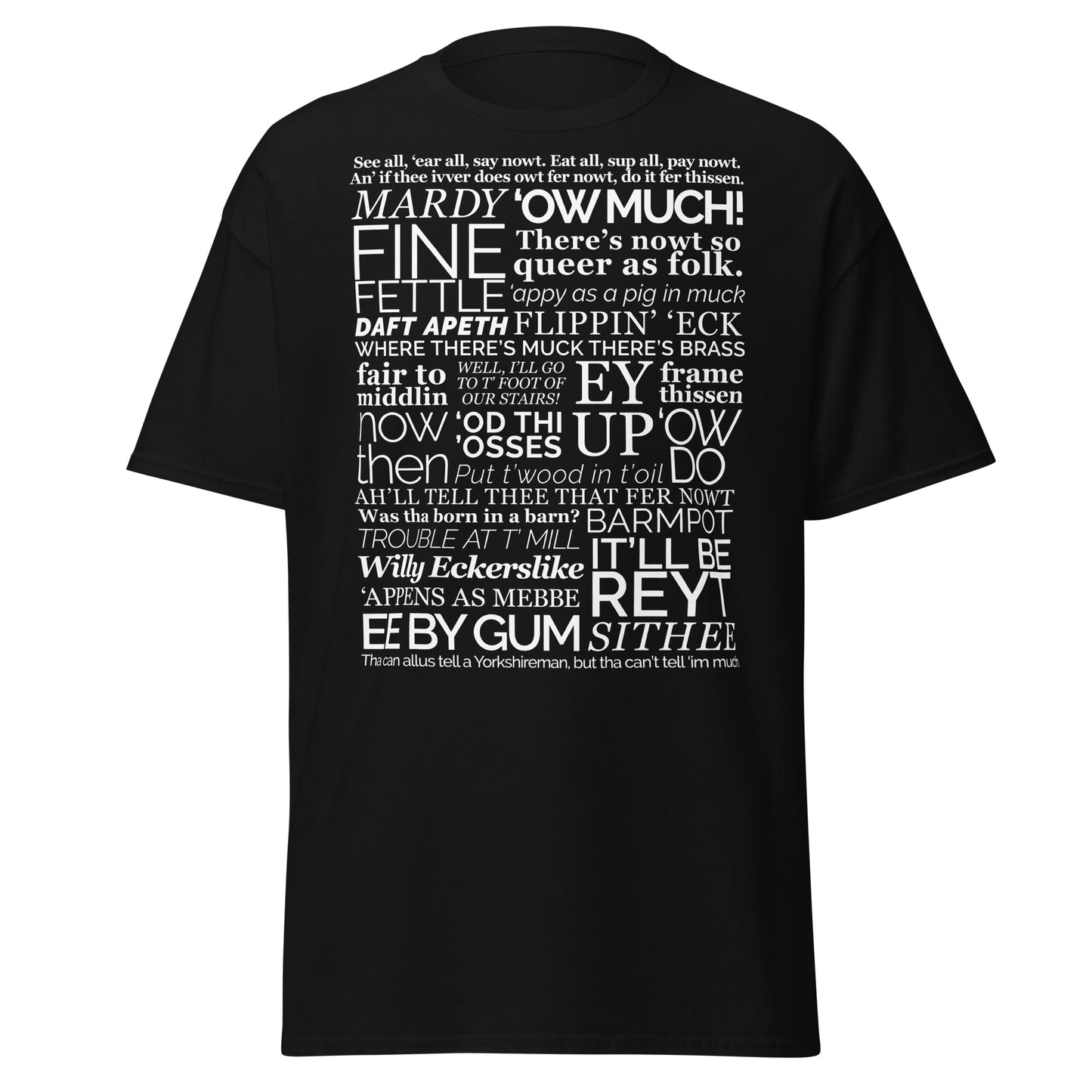 Yorkshire Dialect T-shirt