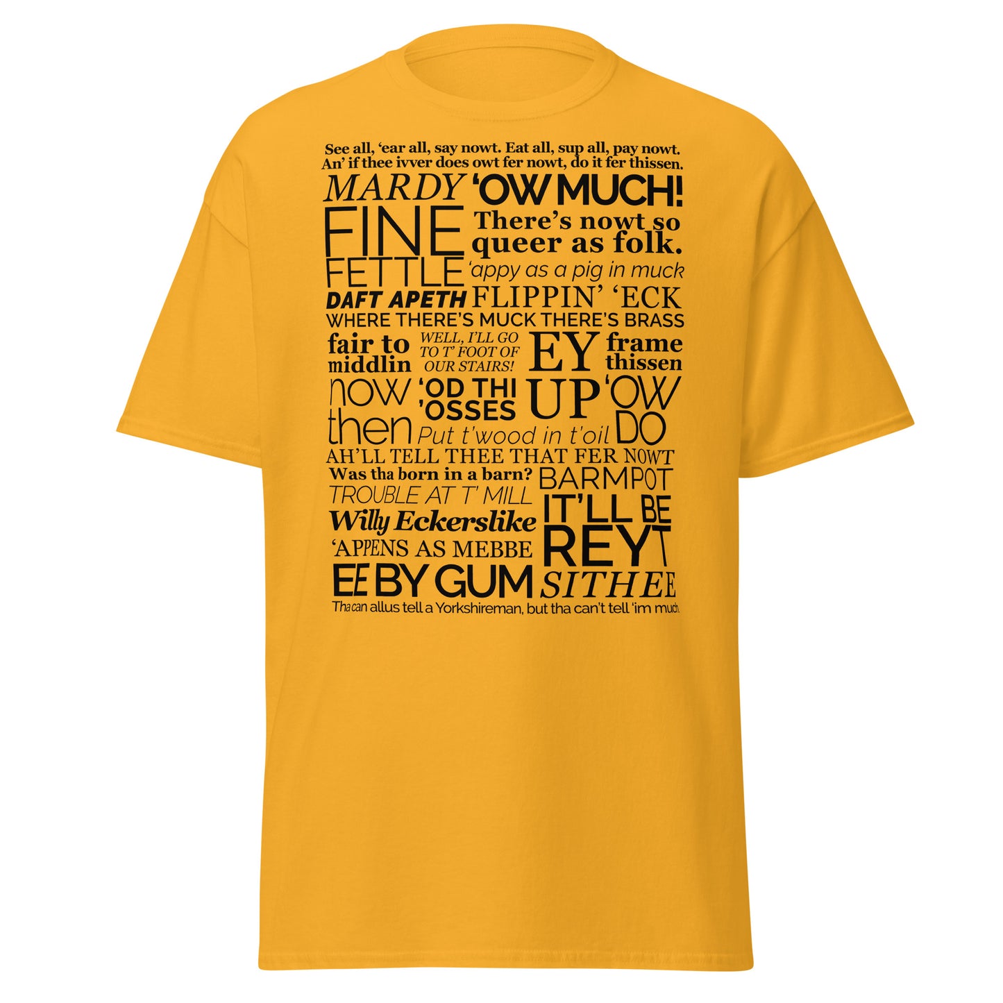 Yorkshire Sayings T-Shirt