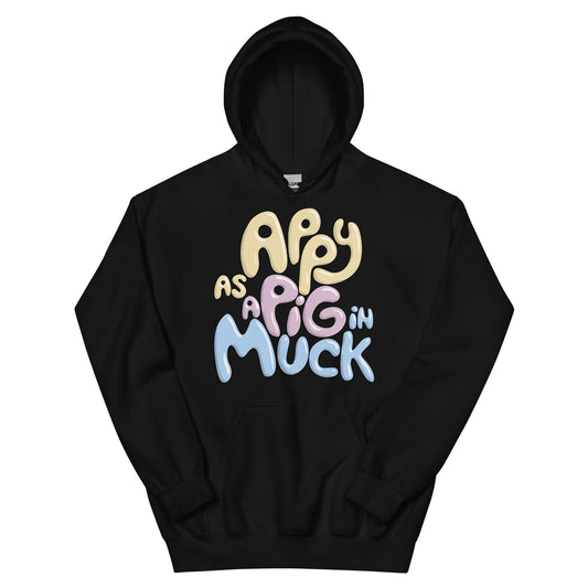 Plus Size Appy As A Pig In Muck Hoodie