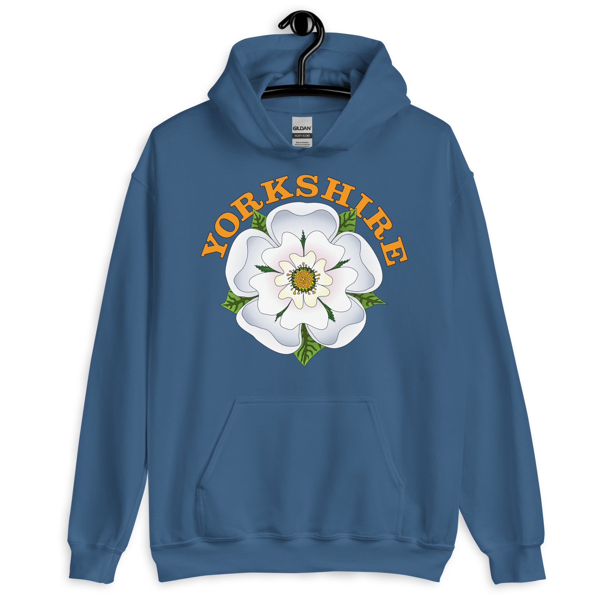 Yorkshire Rose Hoodie Yorkshire Stuff