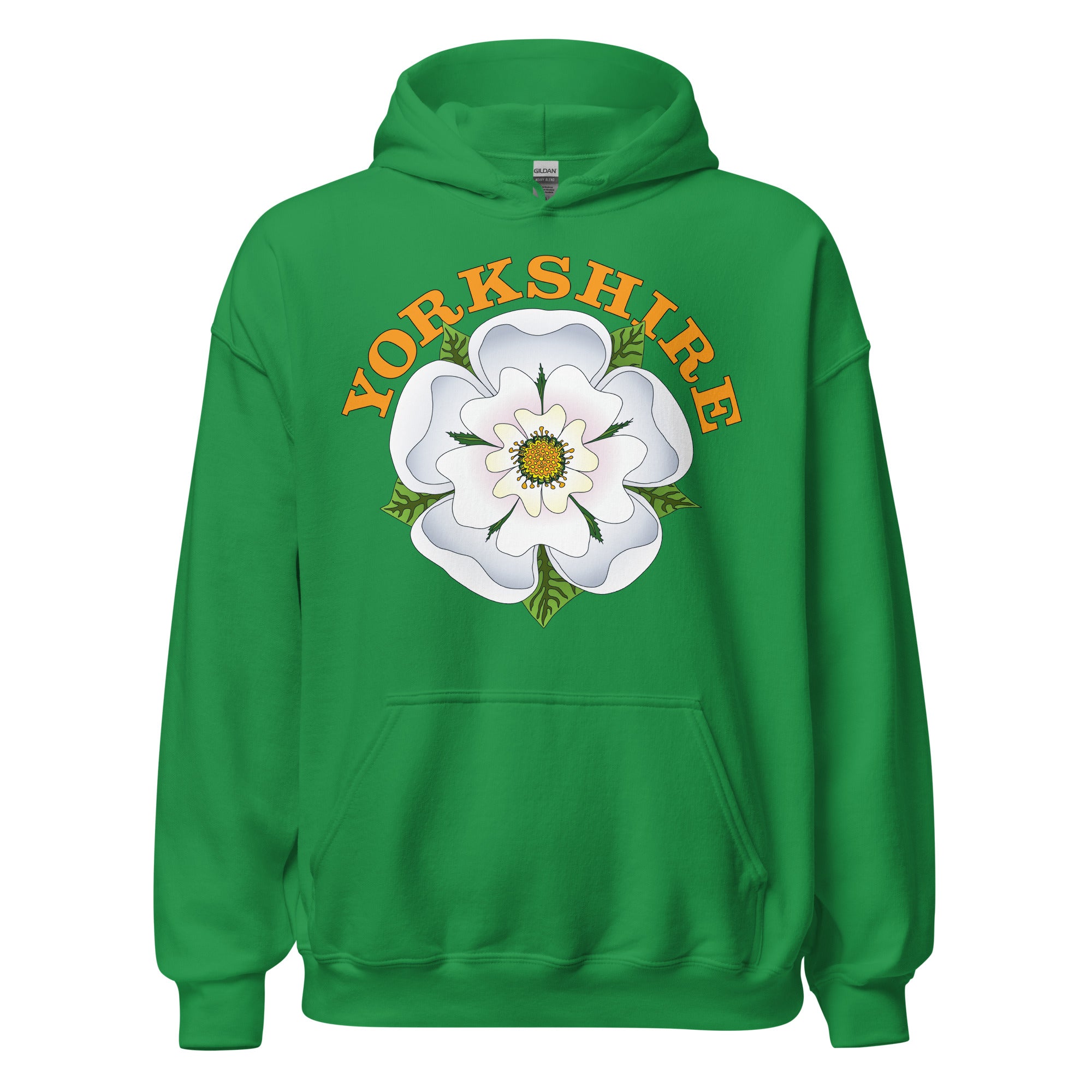 Yorkshire Rose Hoodie Yorkshire Stuff