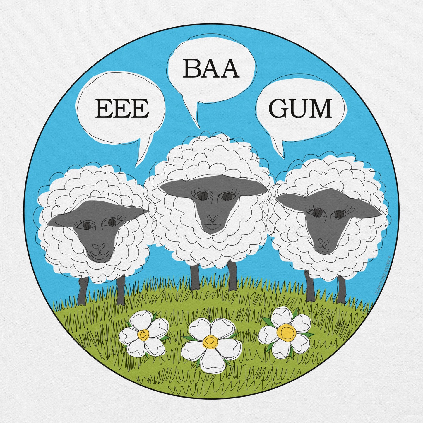 Eee By Gum Yorkshire Sheep Hoodie