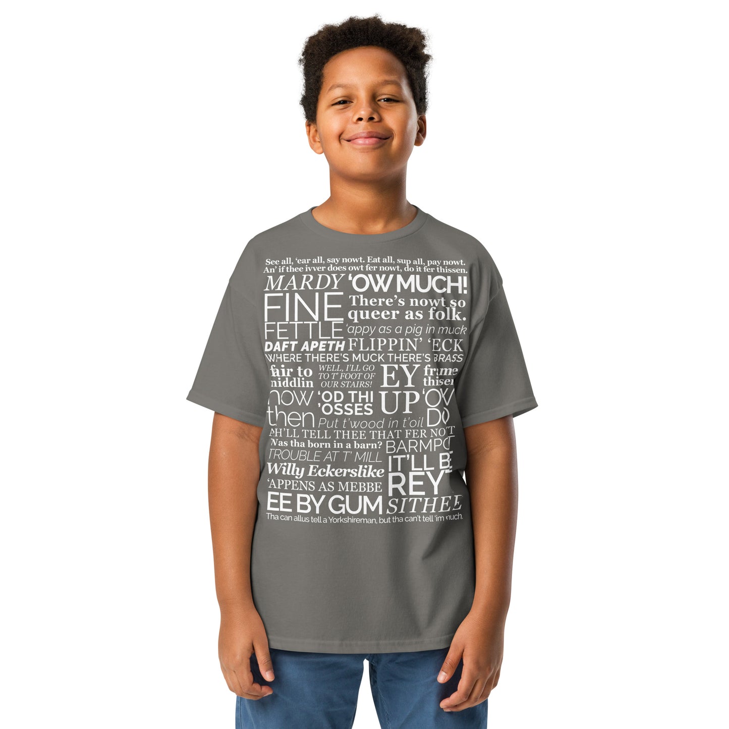 Kids Yorkshire Sayings T-shirt